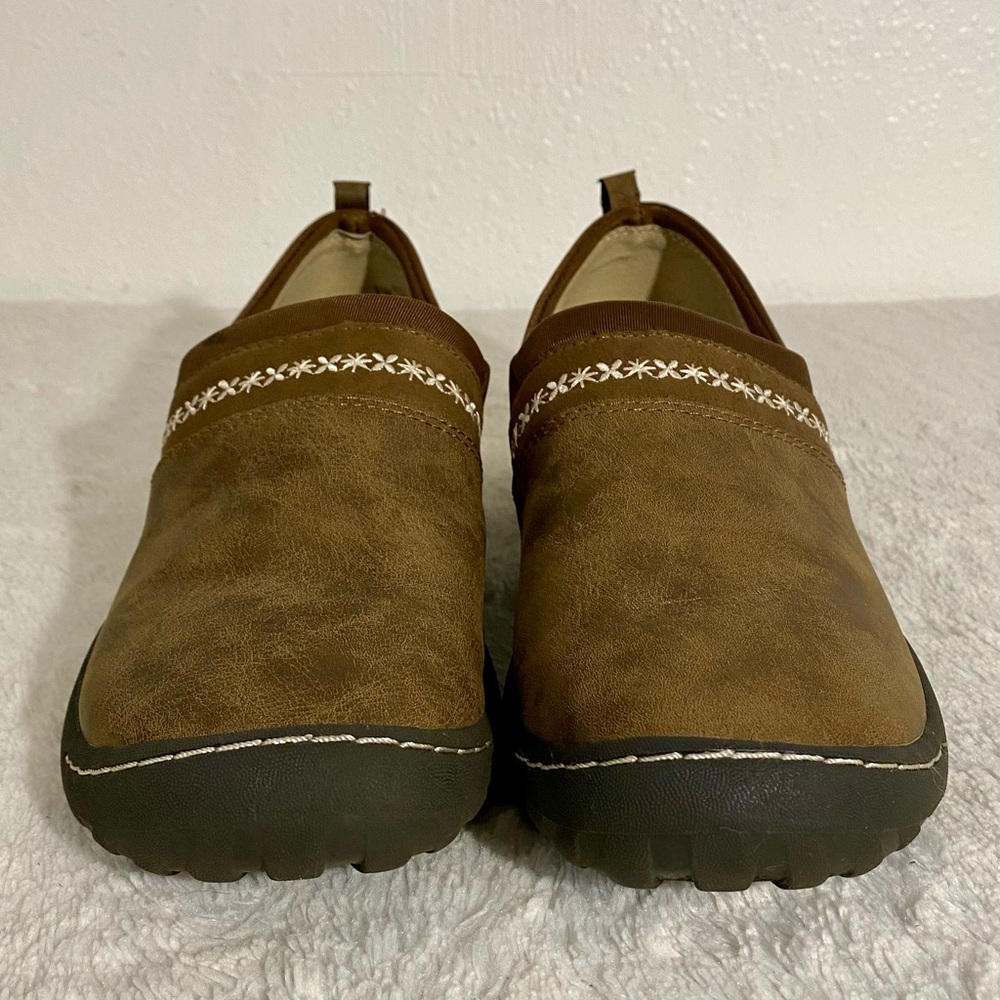 JBU by Jambu Becca Brown Microsuede Slip On Shoes Size 9.5M Faux Fur Lined - Picture 4 of 10